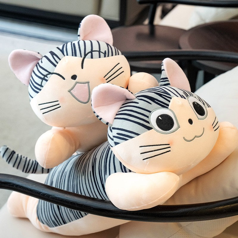 Realistic kitten pillow, cat doll, cat plush toy, children's sleeping pillow, cloth doll, nap pillow