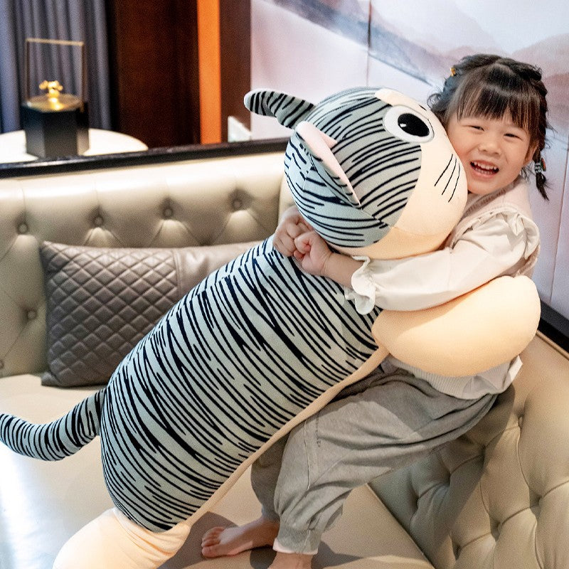 Realistic kitten pillow, cat doll, cat plush toy, children's sleeping pillow, cloth doll, nap pillow