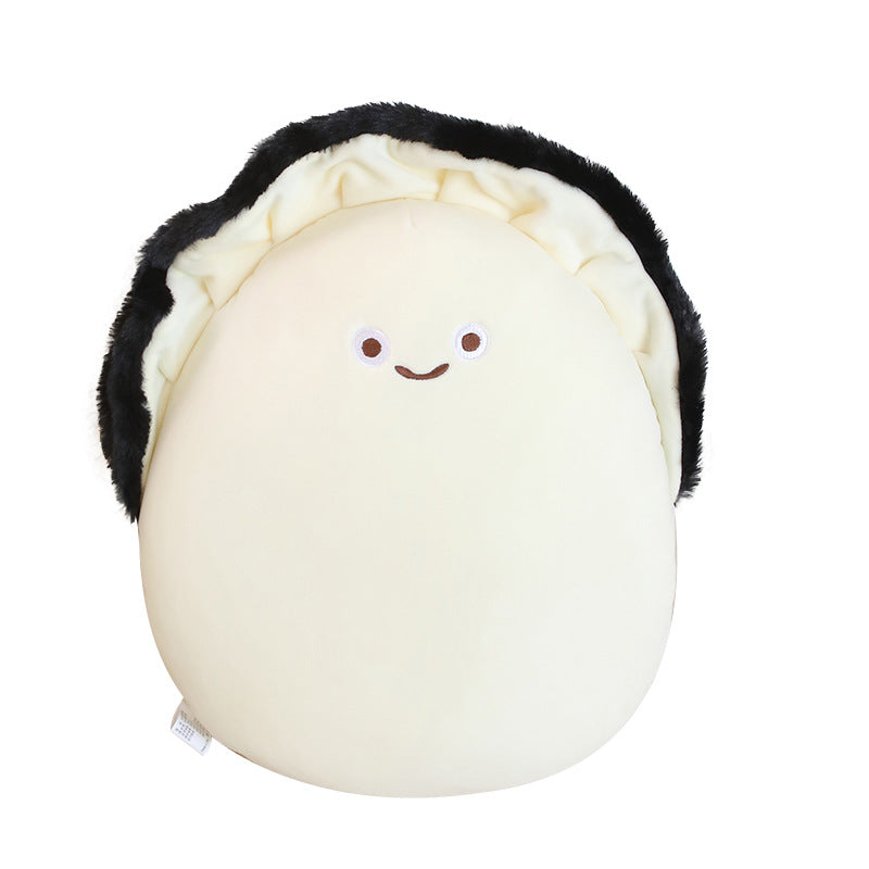 Creative down cotton oyster plush toy, soft and cute realistic oyster baby sleeping pillow, home decoration