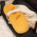 Baguette-shaped throw pillow, realistic long loaf-shaped cushion, room decoration, super soft plush bedroom doll.