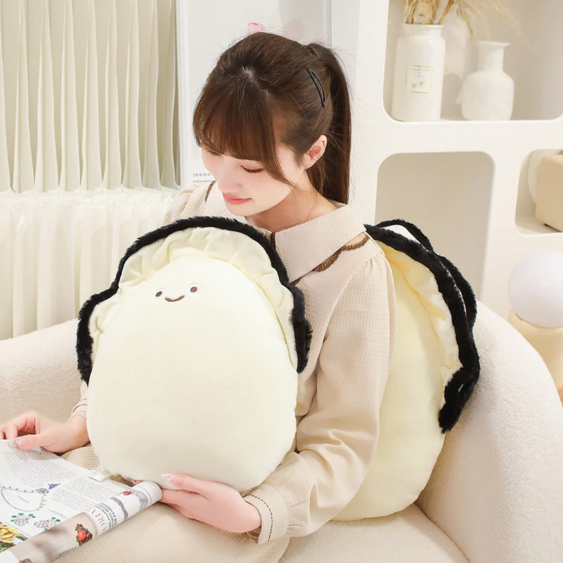 Creative down cotton oyster plush toy, soft and cute realistic oyster baby sleeping pillow, home decoration