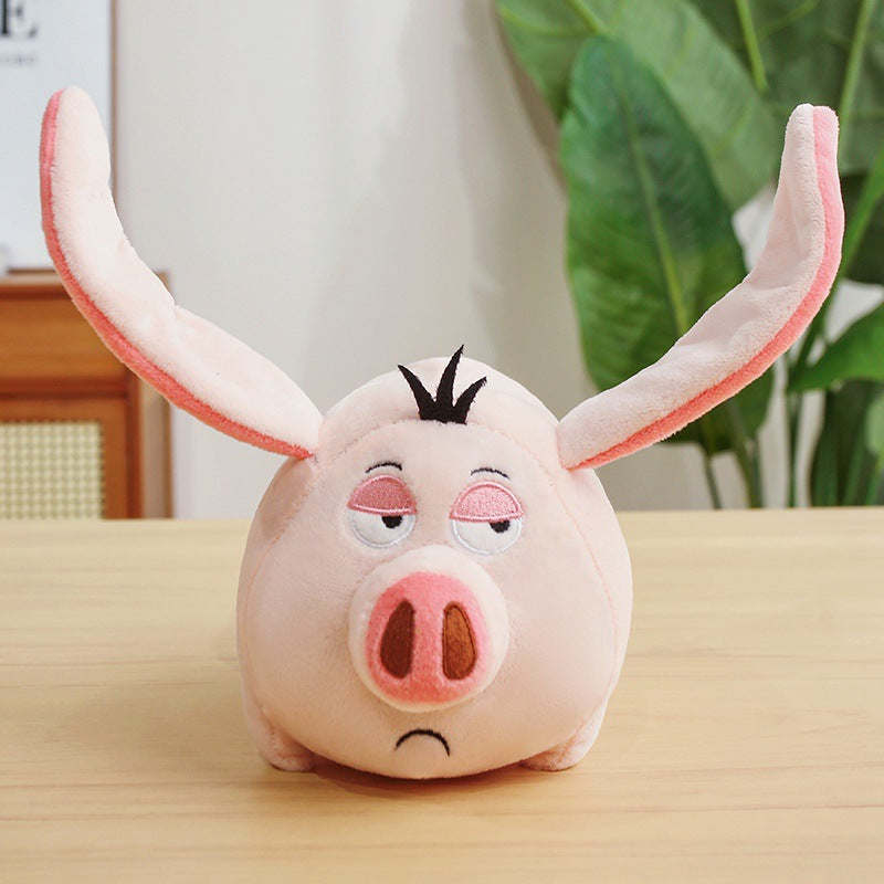 Taiyi Zhenren Flying Pig Plush Pillow, Nezha Flying Pig Doll, Pig Plush Pillow, Sofa Pillow, Rag Doll