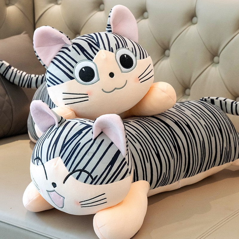 Realistic kitten pillow, cat doll, cat plush toy, children's sleeping pillow, cloth doll, nap pillow